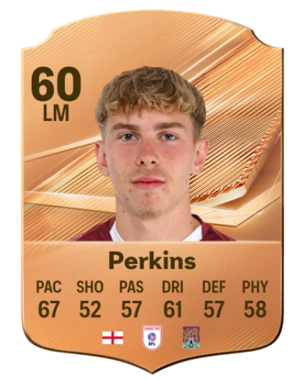 Perkins 60 Bronze LM FC 27 card
