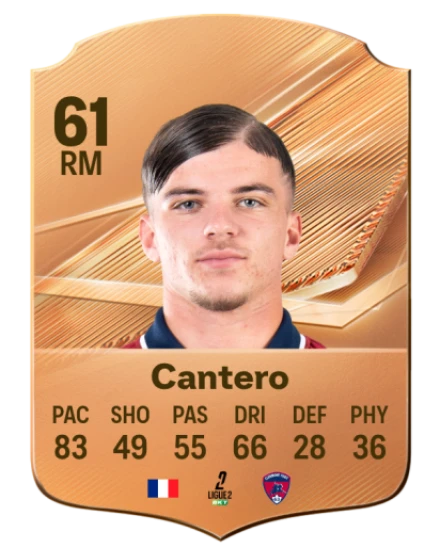 Cantero 61 Bronze RM FC 27 card