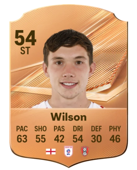 Wilson 54 Bronze ST FC 27 card