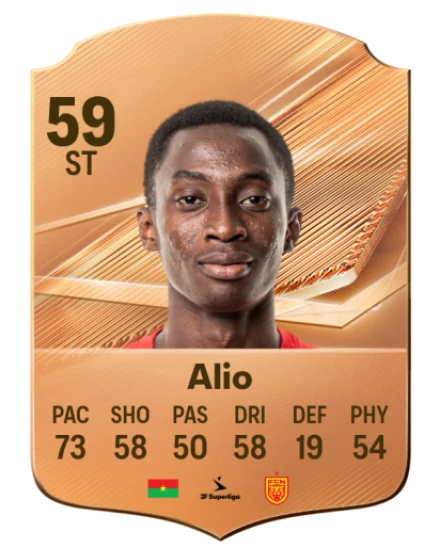 Alio 59 Bronze ST FC 27 card