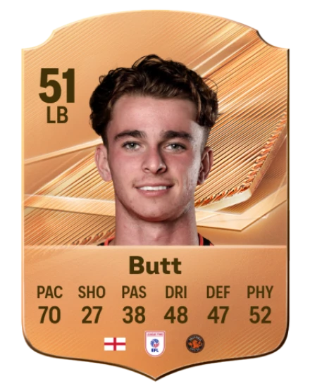 Butt 51 Common LB FC 26 card