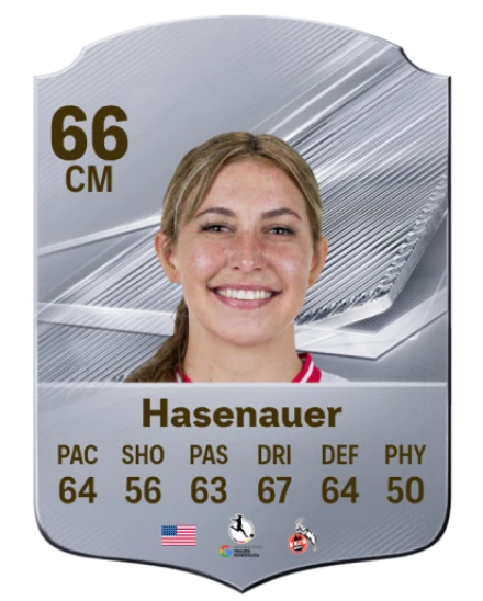 Hasenauer 66 Silver CM FC 27 card