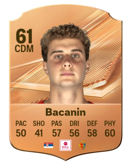 Bacanin 61 Bronze CDM FC 27 card