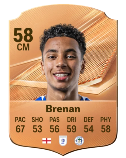 Brenan 58 Bronze CM FC 27 card