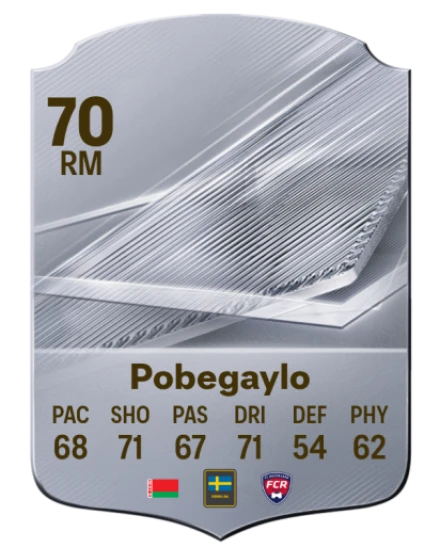 Pobegaylo 70 Rare RM FC 26 card