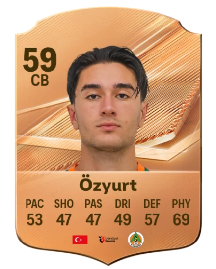 Özyurt 59 Bronze CB FC 27 card