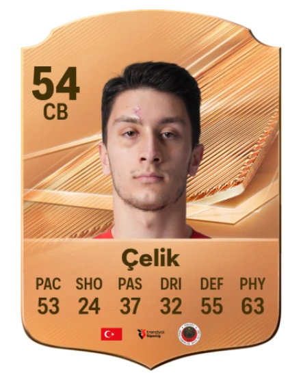 Çelik 54 Bronze CB FC 27 card