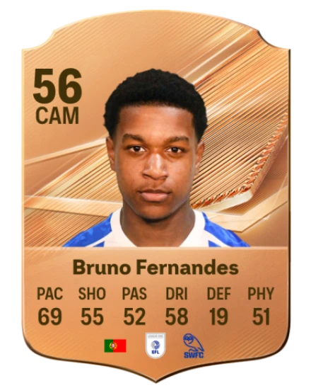 Bruno Fernandes 56 Bronze CAM FC 27 card