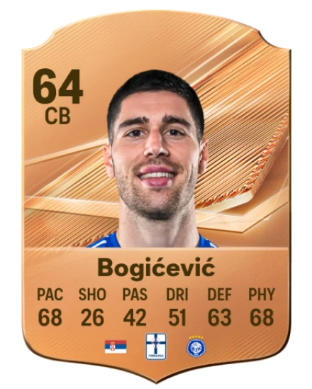 Bogićević 64 Common CB FC 26 card