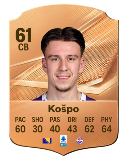 Košpo 61 Bronze CB FC 27 card