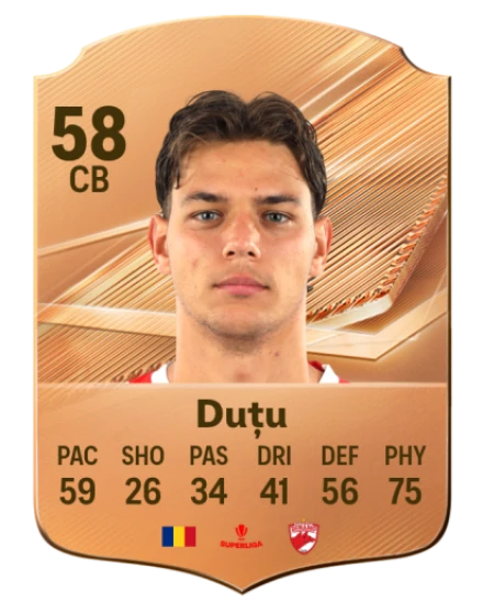 Duțu 58 Bronze CB FC 27 card