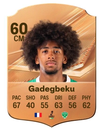Gadegbeku 60 Bronze CM FC 27 card