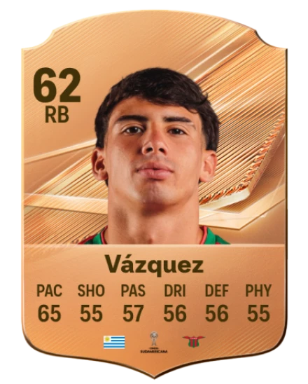 Vázquez 62 Bronze RB FC 27 card