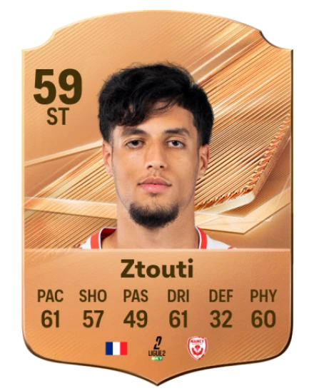 Ztouti 59 Bronze ST FC 27 card