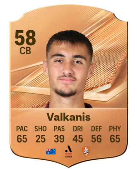 Valkanis 58 Common CB FC 26 card
