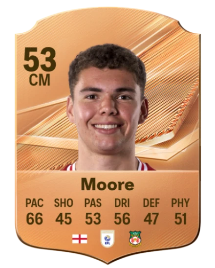 Moore 53 Bronze CM FC 27 card