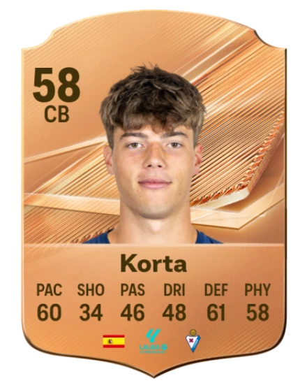 Korta 58 Bronze CB FC 27 card