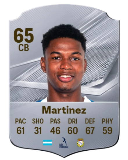 Martinez 65 Silver CB FC 27 card