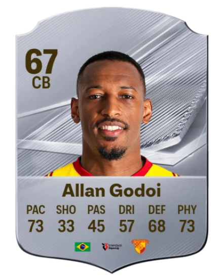 Allan Godoi 67 Silver CB FC 27 card