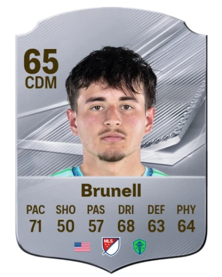 Brunell 65 Silver CDM FC 27 card