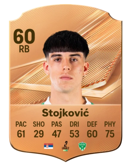 Stojković 60 Bronze RB FC 27 card