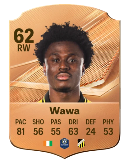 Wawa 62 Bronze RW FC 27 card