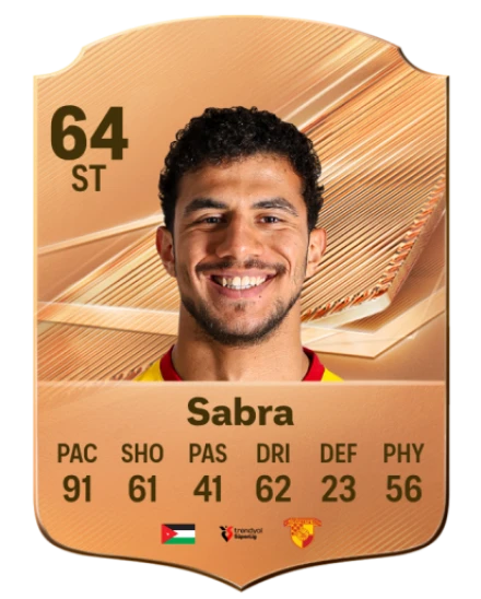 Sabra 64 Common ST FC 26 card