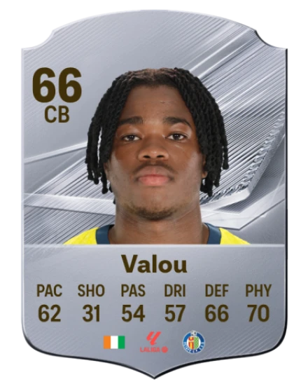 Valou 66 Silver CB FC 27 card