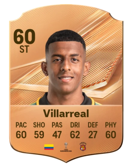 Villarreal 60 Bronze ST FC 27 card