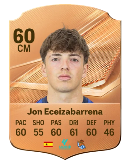 Jon Eceizabarrena 60 Bronze CM FC 27 card