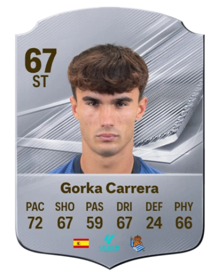 Gorka Carrera 67 Common ST FC 26 card