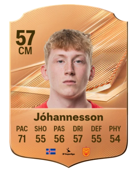 Jóhannesson 57 Bronze CM FC 27 card