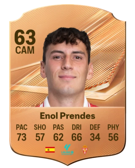 Enol Prendes 63 Bronze CAM FC 27 card