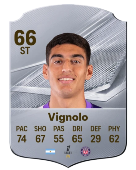 Vignolo 66 Silver ST FC 27 card