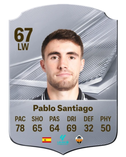 Pablo Santiago 67 Silver LW FC 27 card