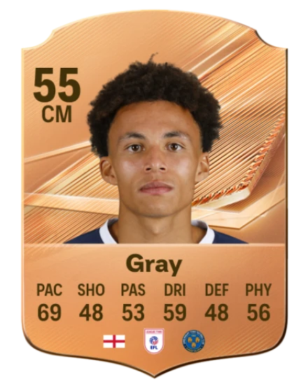 Gray 55 Bronze CM FC 27 card