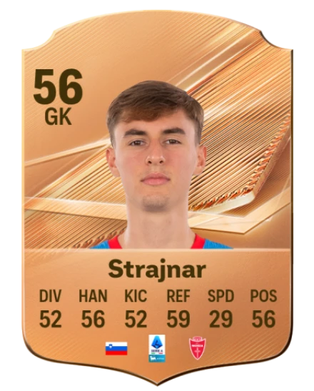 Strajnar 56 Bronze GK FC 27 card
