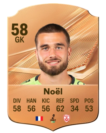 Noël 58 Bronze GK FC 27 card