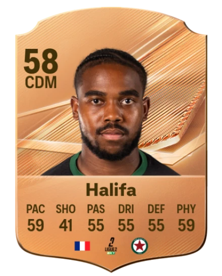 Halifa 58 Bronze CDM FC 27 card