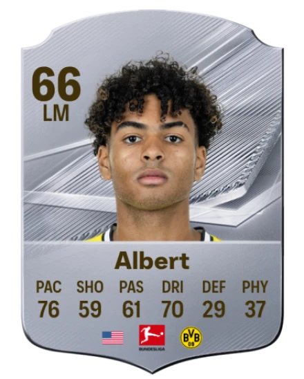 Albert 66 Silver LM FC 27 card