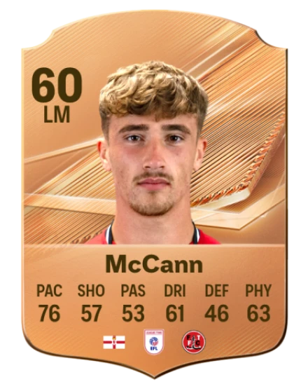 McCann 60 Bronze LM FC 27 card