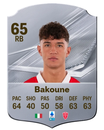Bakoune 65 Silver RB FC 27 card