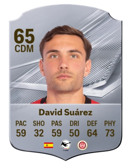 David Suárez 65 Common CDM FC 26 card