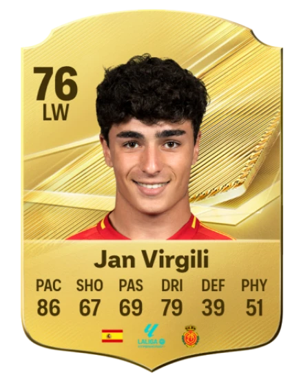 Jan Virgili 76 Common LW FC 26 card