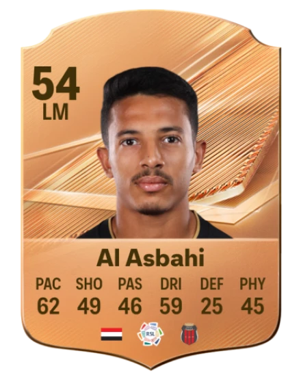 Al Asbahi 54 Common LM FC 26 card