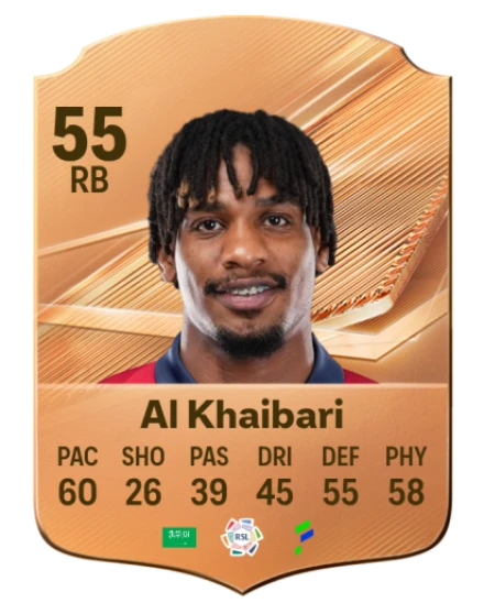 Al Khaibari 55 Bronze RB FC 27 card