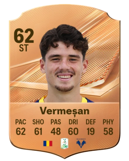 Vermeșan 62 Bronze ST FC 27 card