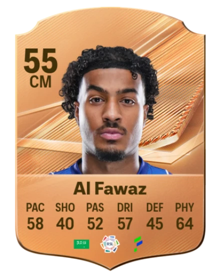 Al Fawaz 55 Bronze CM FC 27 card