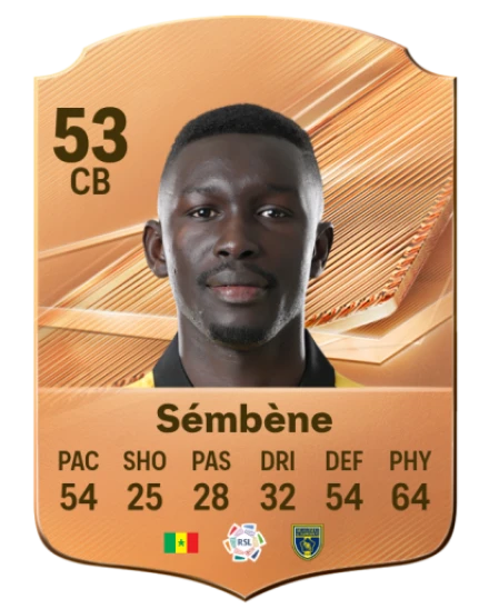 Sémbène 53 Bronze CB FC 27 card