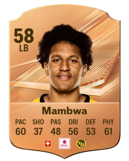 Mambwa 58 Bronze LB FC 27 card